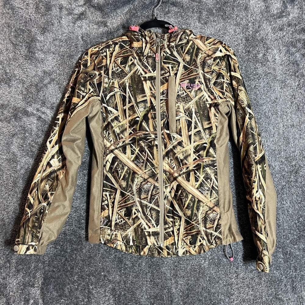 Rustic Ridge Jacket Womens XS Camo Softshell Mossy Oak Shadow Grass Blades